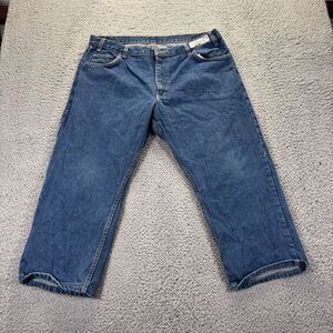Steel Guard Jeans Mens 38x26 Blue Flame‎ Resistant Medium Wash Relaxed Denim